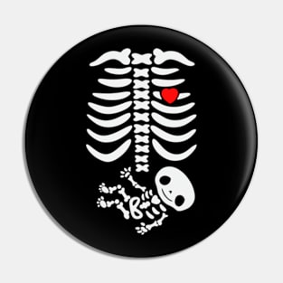 Pregnancy Skeleton Pin