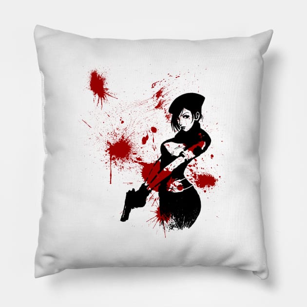 Valentine Splatter Pillow by Taki93