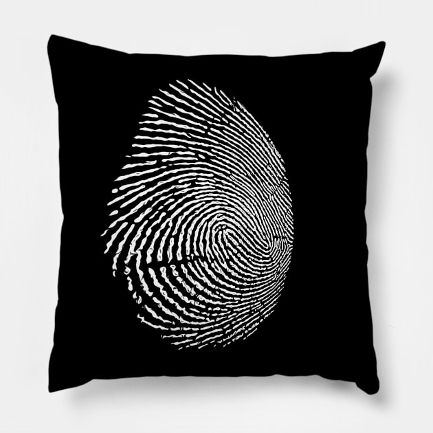 Fingerprint Pillow by WordFandom