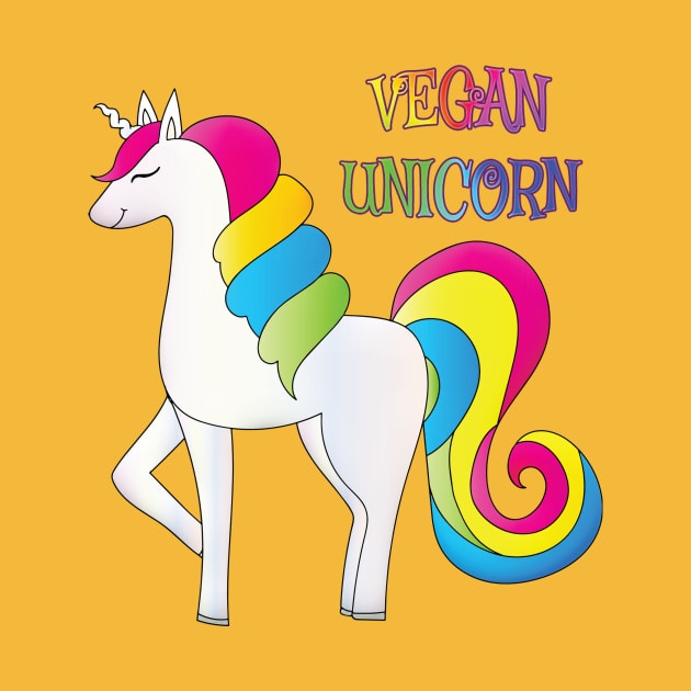 Vegan Unicorn by sparklefruit