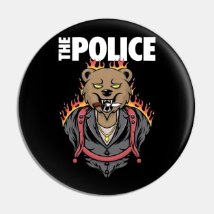 The bear police Pin