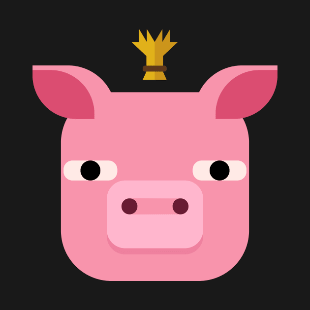 King Pig by thehappyonion