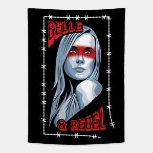 Belle and Rebel - women empowerment Tapestry