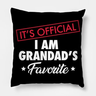 It's Official. I Am Grandad's Favorite Pillow