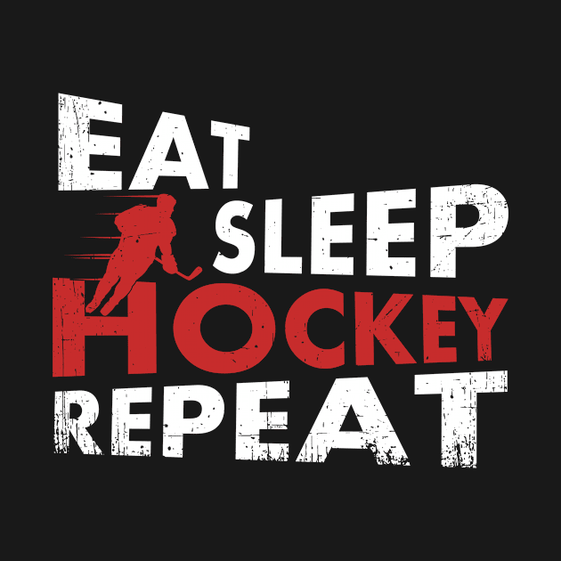 Eat Sleep Hockey Repeat by SinBle