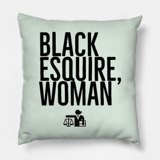 Black Esquire, Woman Pillow