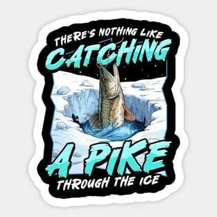 Funny Ice Fishing Stickers