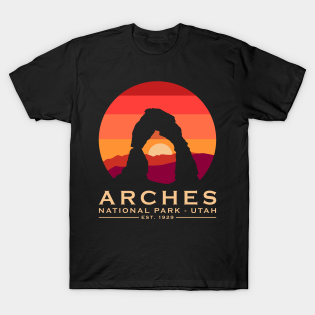Arches National Park Utah - Est 1929 - Arches National Park - T-Shirt