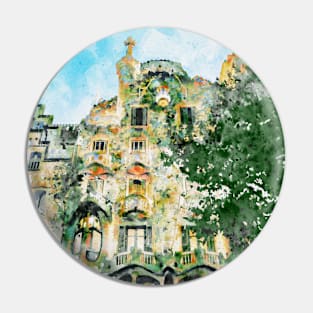 Casa Batllo Barcelona Pin