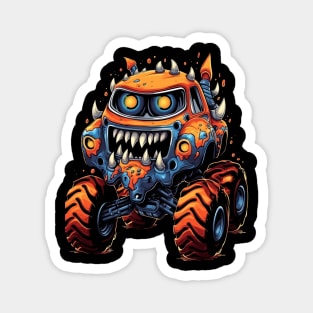 Cute Monster Truck Magnet