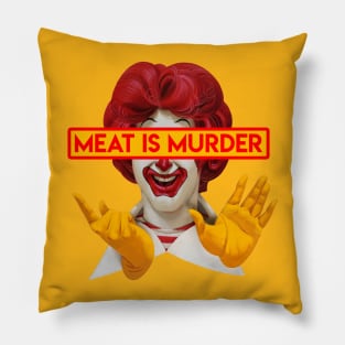 Meat Is McMurder Pillow