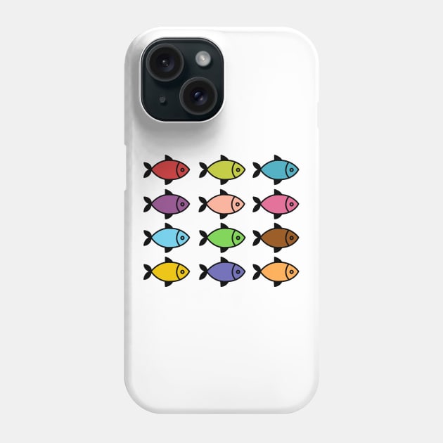 FISH PATTERN Phone Case by jcnenm