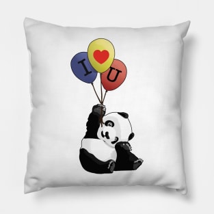 Panda Loves You Pillow