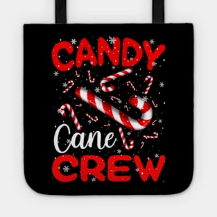 Candy Cane Crew Funny Christmas Candy Lover X-mas Tote