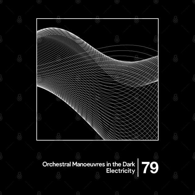 OMD - Electricity / Minimal Style Graphic Artwork Design by saudade