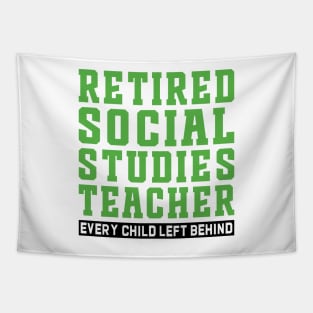 Retired Social Studies Teacher, Every Child Left Behind Tapestry