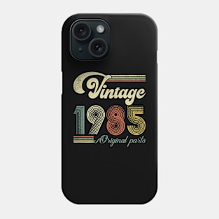 Retro Vintage 1985 39th Birthday Gift Men Women 39 Years Old Phone Case