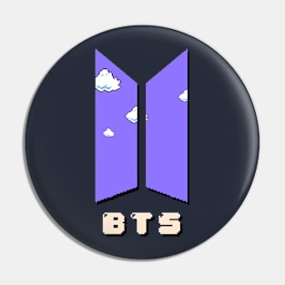 BTS Retro Game Pin