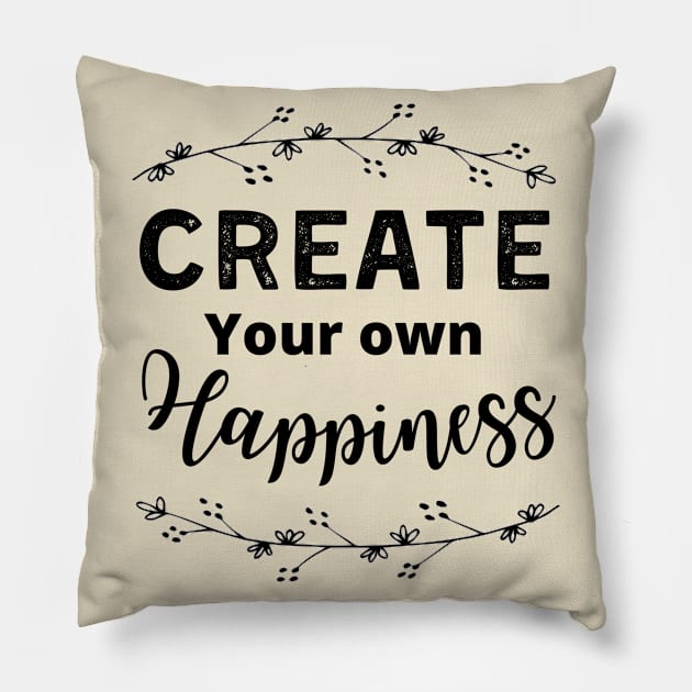 Create your own Happiness Pillow by tramasdesign