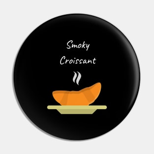 Smoky Croissant Pin