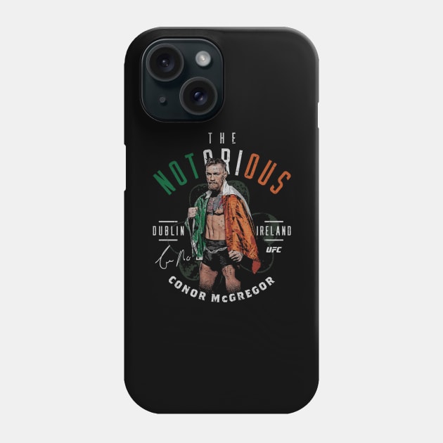 Conor McGregor The Notorious Pose Phone Case by ganisfarhan