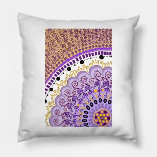 Purple Mandala Pillow