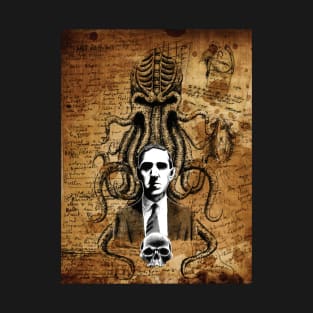 HP Lovecraft Manuscript Style T-Shirt