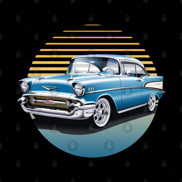 1957 Chevy Bel-Air Classic Car Enthusiast by GAMAS Threads