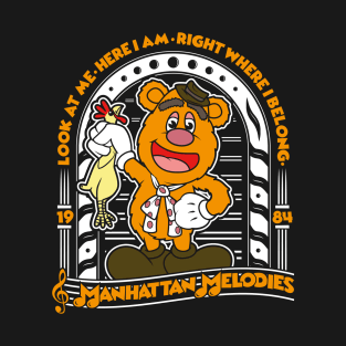 Fozzie Bear Muppets Manhattan Melodies T-Shirt