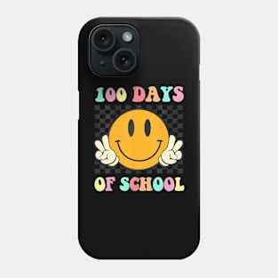 100 Days Of School Teacher Boys Girls Kids Happy 100Th Day Phone Case