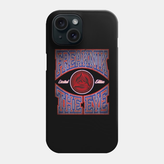 Freaknik Vintage The Eye Phone Case by Fashion Sitejob