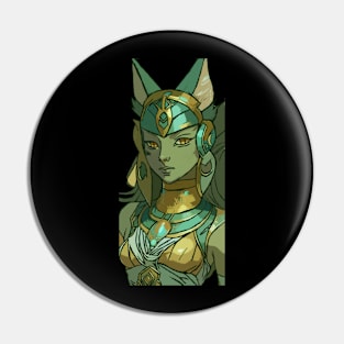 Bastet Feline Protector Pin