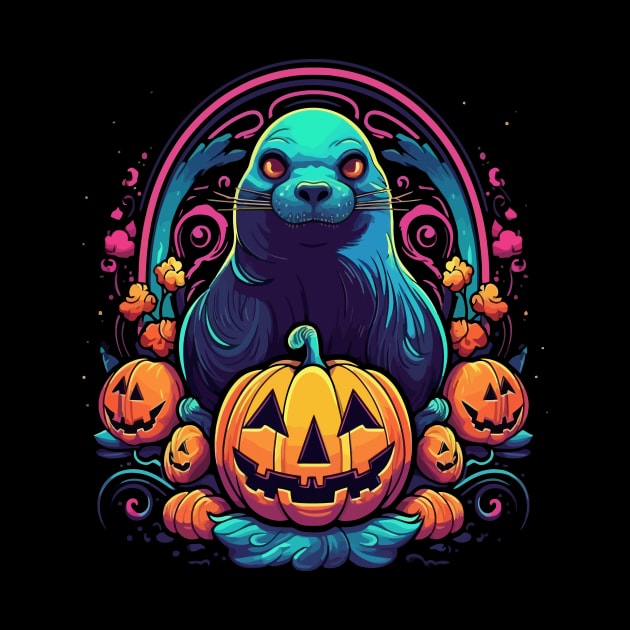 Sea Lion Halloween by JH Mart