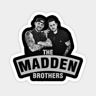 The Madden Brothers///Black & White Portrait Magnet