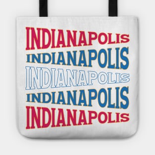 TEXT ART INDIANAPOLIS Tote