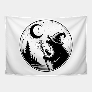 Wizard Bear Tapestry