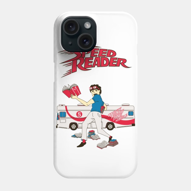 Speed Reader Phone Case by brockart