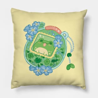 Tamagotchi Frog Pillow