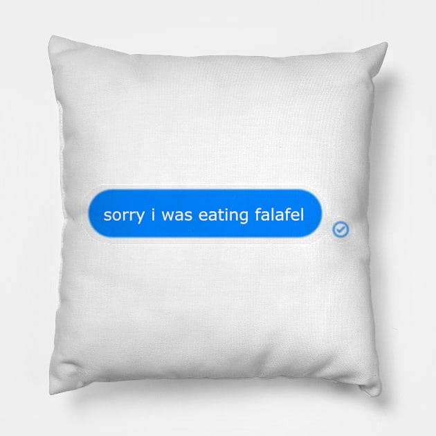 falafel Pillow by MoreArt15