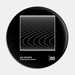 Die Krupps / Minimalist Graphic Fan Artwork Design Pin