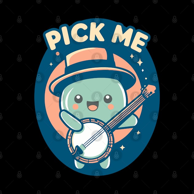 Banjo Pick Me by Kudostees