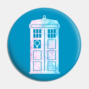 pastel TARDIS Pin