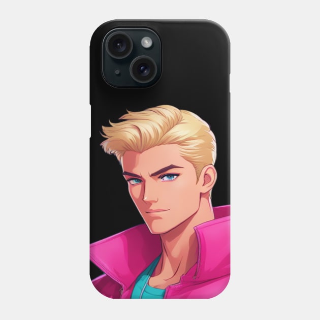 Ken Barbie Doll Pink Jacket Phone Case by PLANTONE