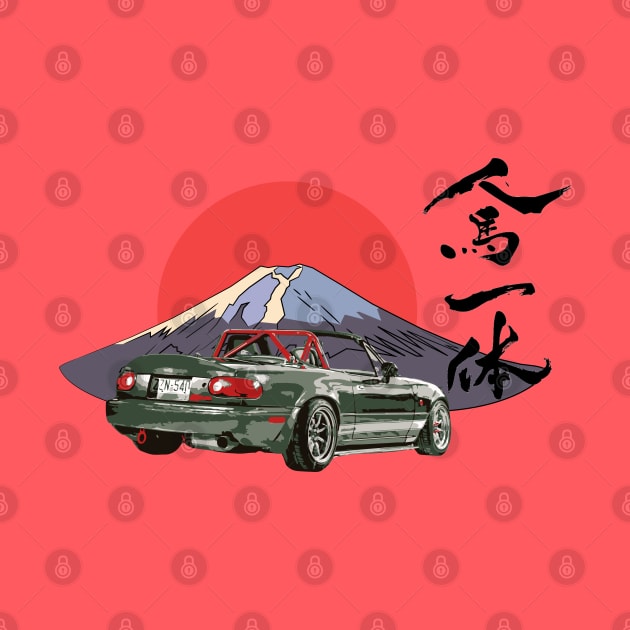 Mazda Miata/Mx5 - Jinba Ittai Mount Fuji edition by mudfleap