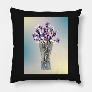 Crocus &amp; Baby&#39;s Breath Pillow