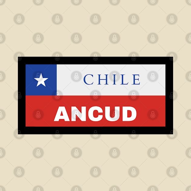 Ancud City in Chilean Flag by aybe7elf