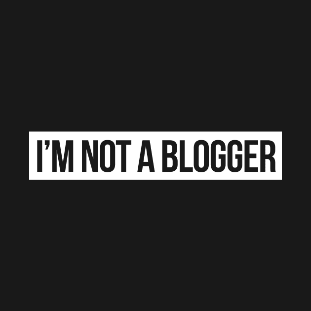 I m not blogger by hoopoe