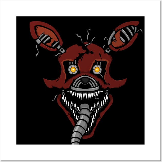 Five Nights at Freddy's Fnaf4 Nightmare Foxy - Fredbear - Sticker