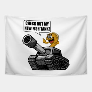 Fish Tank | Funny Fish Pun Gift Idea for Fishermen Tapestry