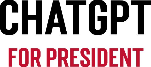 ChatGPT for President Kids T-Shirt by Stupefied Store